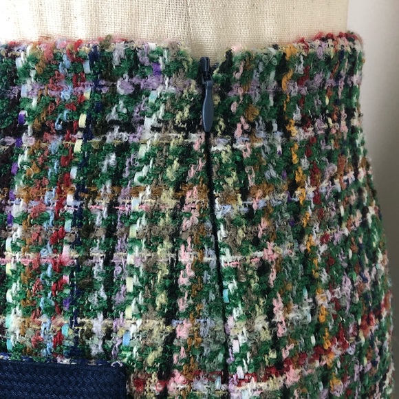 Sandro multicolor tweed high-waist shorts US 2-4 - Picture 6 of 10